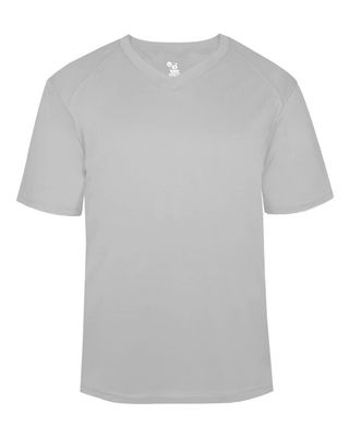 B-Core V-neck Tee Silver Small