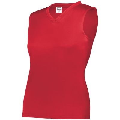 C2 Ladies Sleeveless Tee Red X-Large