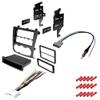 CACH KIT1067 Bundle with Car Stereo Install Kit for Nissan Altima 2007  2012 Sedan Non Digital Climate Control Dash Mounting Kit, Harness, Antenna for Single or Double Din Radio Receivers (4 Item) view 1