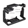 Andoer Camera Cage Stabilizer, Aluminum Alloy Camera Video Cage for Sony A7II/A7III/A7SII/A7M3/A7RII/A7RIII with Cold Shoe Mount and Top Handle view 3