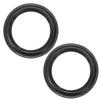 uxcell 5" Inch Speaker Foam Edge Folding Ring Horn Replacement Parts for Speaker Black 2 Pcs view 1