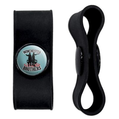 GRAPHICS & MORE Supernatural Brothers Headphone Earbud Cord Wrap - Charging Cable Manager - Wire Organizer Set of 2 - Black