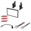 CACH KIT1089 Bundle with Car Stereo Installation Kit for 2005  2008 Nissan Xterra  in Dash Mounting Kit, Harness, Antenna for Double Din Radio Receivers (4 Item) view 1