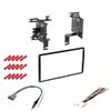CACH KIT2007 Bundle with Car Stereo Installation Kit for 2014 Nissan Versa Note Withbase Radio  in Dash Mounting Kit, Harness, Antenna for Double Din Radio Receivers (4 Item) view 1