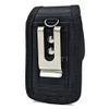 Golden Sheeps Extra Small Universal Military Grade Heavy Duty Holster Nylon Metal Clip Compatible with Small flip Cell Phone up to 3.5" high x 2" Wide x 1" deep view 2