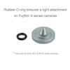 Foto&Tech Soft Shutter Release Button Compatible with Fuji Fujifilm X-T5 X-T4 X-T3 X-T30 X-T30 II X-T20 X-PRO3 X100V X100F X-E4 X-E3 RX1R II RX10 IV III Leica M9 Nikon Df F3 (4 Pcs, RD+BK+GD+GR) view 4