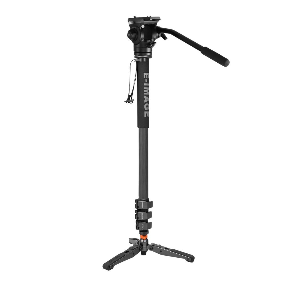4 Stage Carbon Fiber Monopod with Fluid Head (E-Image) (MC600+610FH)