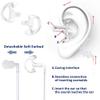 TIDRADIO Walkie Talkie Earpiece with Mic 2 Pin Acoustic Tube Headset For TD-M8s TD-V2 TD-H3 TD-H8,Compatible with Pxton Retevis H-777 RT21 RT22 RT68 Baofeng UV-5R Mini UV-32 BF-888S 2 Way Radio-10Pack view 2
