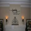Creative Signs N Designs Family Where Life Begins and Love Never Ends - Large Vinyl Wall Decal (22"x10", Black) view 2