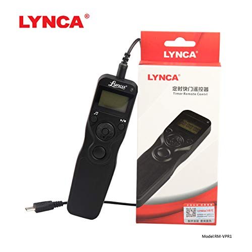 Calvas LYCNA for Camera RM-VPR1 LCD Timer Remote Control Shutter Release For Sony A6000 A-7R A7 A5000 A3000 NEX -3NL A58 HX50 HX60 HX30 - (Color: RM-VPR1)