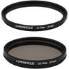 Luminesque 67mm Circular Polarizer and UV Slim PRO Filter Kit view 1