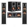 Klipsch Reference Home Theater Pack with 2X R-625FA Floorstanding Speakers, R-52C Center Channel, Pair R-41M Bookshelf Speakers view 1