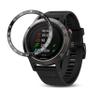 BaiHui Stainless Steel Bezel Ring Compatiable with Garmin Fenix 5/5 Plus Bezel Ring Adhesive Cover Anti Scratch & Collision Protector for Garmin Watch Accessory (Black- Not Fit Fenix 5X / 5S) view 1