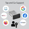 Kensington VeriMark Gen2 USB-A Fingerprint Key Reader - Windows Hello & Windows Hello for Business, Tap and Go, Anti-Spoofing (K64704WW) view 2