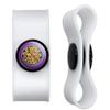 GRAPHICS & MORE Willy Wonka and The Chocolate Factory Logo Headphone Earbud Cord Wrap - Charging Cable Manager - Wire Organizer Set of 2 - White view 1