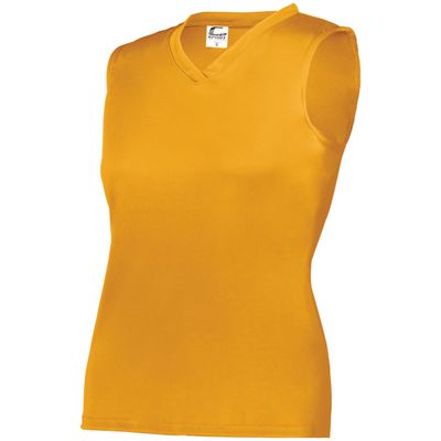 C2 Ladies Sleeveless Tee Gold 2X-Large