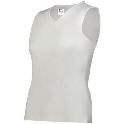 C2 Ladies Sleeveless Tee White 2X-Large