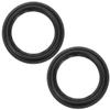 uxcell 6.1 Inch Speaker Rubber Edge Folding Ring Horn Replacement Parts for Speaker Black 2pcs view 1
