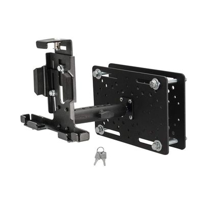 ARKON Mounts LockVise Metal Locking Forklift Overhead Guard Tablet Mount | for Overhead Guard Mounts | Adjustable 6" Metal Shaft | Locking Tablet Holder Fits iPad, Samsung, Google, and More