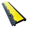 F COME 2 Pack Rubber Cable Ramp Hose Cable Protector Ramp 3 Channel 22000Lbs Load Capacity Traffic Speed Bump Wires Power Lines Extension Cord Cover for Indoor Outdoor view 2