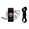 GRAPHICS & MORE Superman Supergirl Character Headphone Earbud Cord Wrap - Charging Cable Manager - Wire Organizer Set of 2 - Black view 2