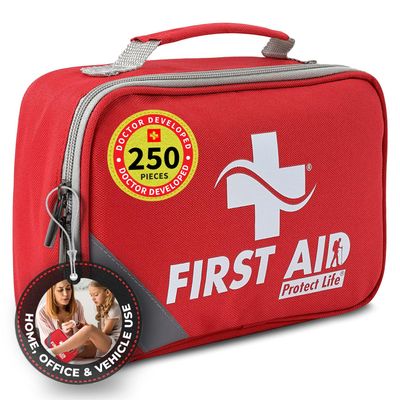 Protect Life Survival First Aid Kit for Home/Business, Camping 250pcs