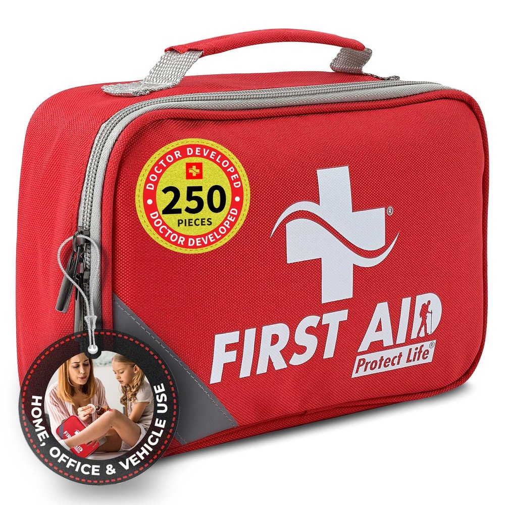 Protect Life Survival First Aid Kit for Home/Business, Camping 250pcs