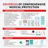 Protect Life Survival First Aid Kit for Home/Business, Camping 250pcs view 3