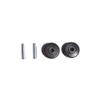 Replacement Part For Wessel Werks EBK340 Vacuum Cleaner Power Nozzle Front Wheel Kit 2 Wheel and Axle # compare to part 10.9011-309 view 1