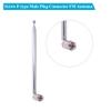 Fancasee 2-Pack FM Radio Antenna Telescopic 75 Ohm Screw F Type Male Plug Jack Connector Adapter AM FM Antenna for AV Stereo Receiver Home Theater Amplifier view 2