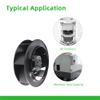 HRSTAR R2E190-AO26-05 Turbo Centrifugal Fan 230V 0.26/0.34A 190mm Fans view 4