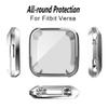[8-Pack] Screen Protector Case Compatible with Fitbit Versa Cover,All-Around Soft TPU Plated Cover Ultra Slim Scratch-Proof Bumper Shell Accessories (8 Colors) view 4