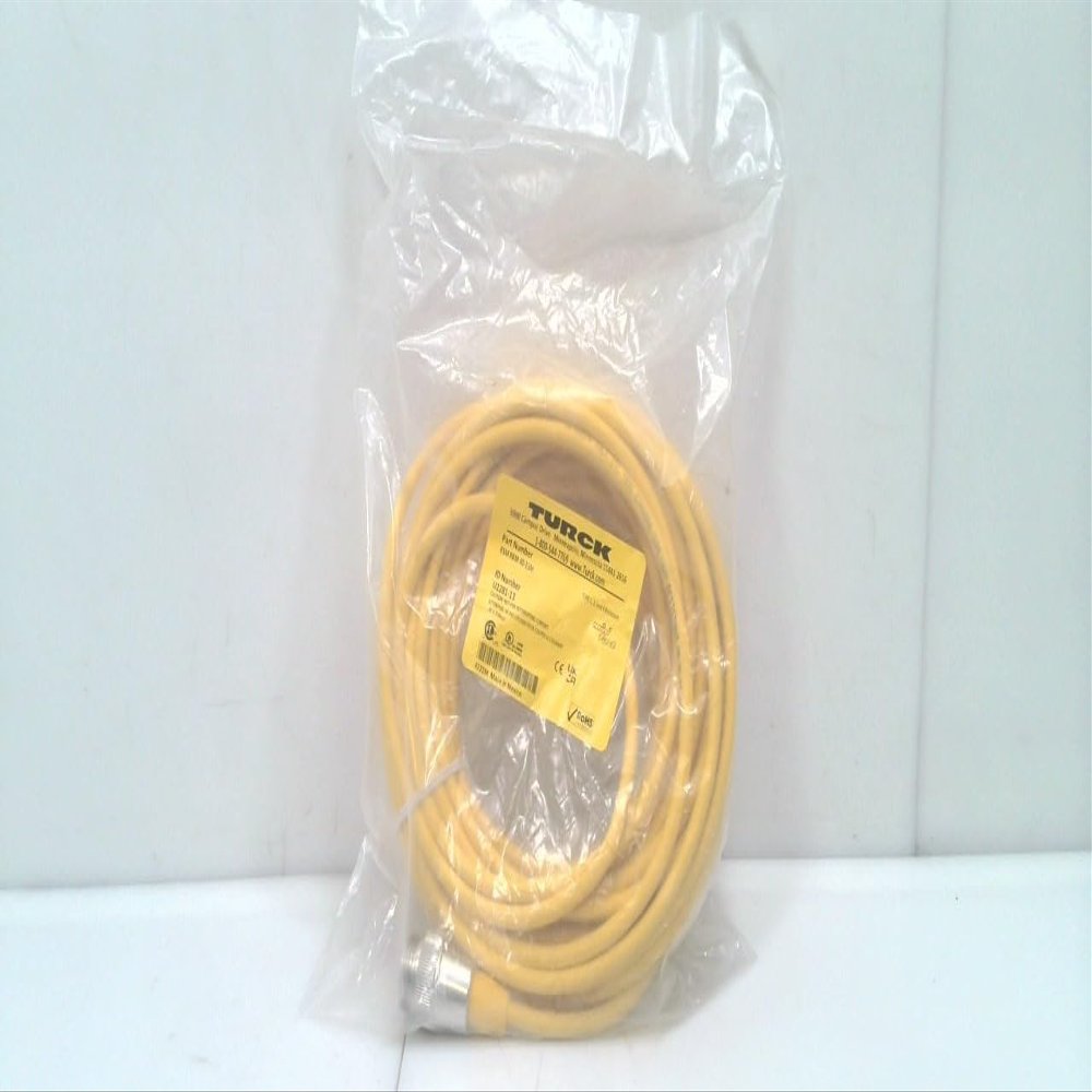 TURCK RSM RKM 40-15M 15M Cable, 7/8 FEMALE-7/8 Male, CORDSET, Double Ended, MINIFAST, Molded, Straight/Straight
