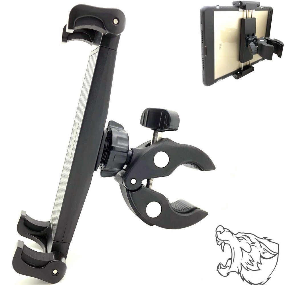 Lycan Series Marine Boat Tablet & Smartphone Pole handle bar Boat Helm Rail Holder Mount for i Pad Pro 12.9 10.5 9.7 Air Mini GalaxyTab Phone 17 16 15 Pro Max Plus S25 Pixel Surface Pro Slate