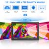 Haiway 10.1 inch Security Monitor, 1366x768 Resolution Small HDMI Monitor Small Computer Monitors with Remote Control with Built-in Dual Speakers HDMI VGA BNC USB Input for Gaming CCTV Raspberry Pi PC view 3