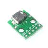 100pcs Micro USB to DIP Adapter 5pin Female Connector B Type PCB Converter view 1
