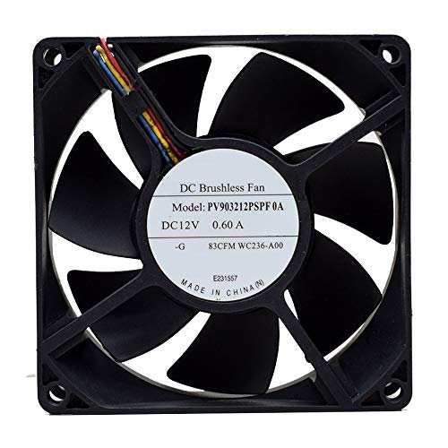 Laptop CPU Cooling Fan for Foxconn PV903212PSPF 0A PV903212PSPF0A 83CFM WC236-A00 DC12V 0.6A 9CM 90 * 90 * 32mm 4Pin PWM New