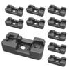 InstallerParts Keystone Jack Punch Down Stand (10 Pack, Black) view 1