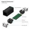 BENFEI RJ45 Inline Coupler, 10 Pack Cat7 Cat6 Cat5e Ethernet Coupler Female to Female view 4