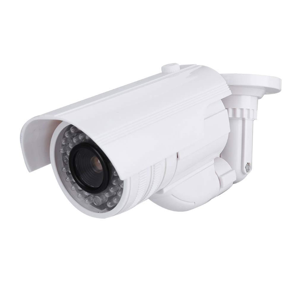Ciglow Dummy Fake Camera Camera Security Camera for Indoor Outdoor Use with Simulated Red LED Flashing Lights