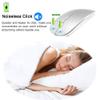 KLO Rechargeable Bluetooth Mouse for MacBook/MacBook air/Pro/iPad, Wireless Mouse for Laptop/Notebook/pc/iPad/Chromebook (Silver) view 3