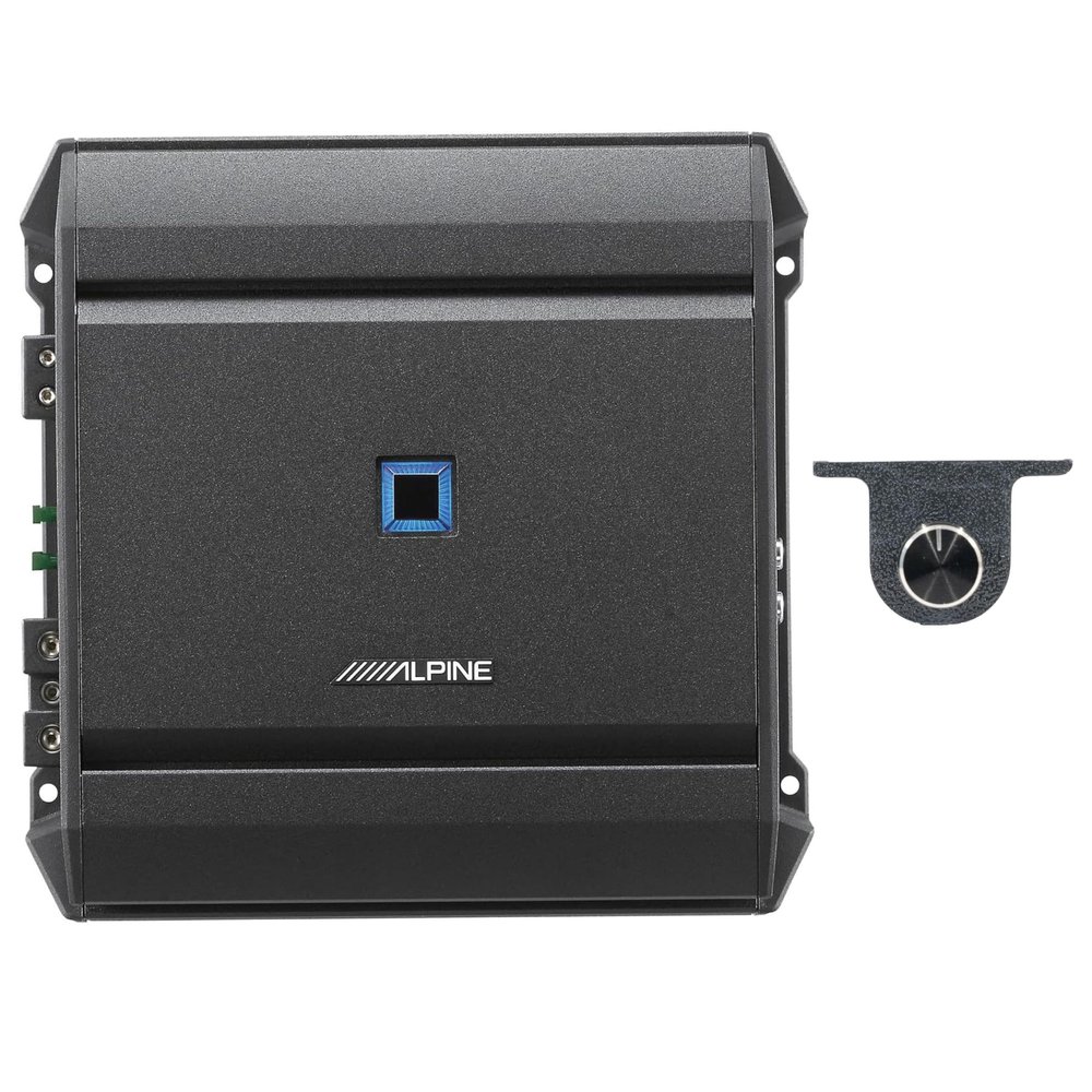 Alpine S-A60M, S Series Class D Monoblock Subwoofer Amplifier w/Bass Knob