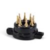 8Pin EL34 6550 KT88 CMC Bakelite Gold Tube Sockets view 3