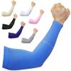 Meiyante Arm Sleeves Compression Arm Sleeve For Men & Women - UV Sun Protection Cooling Arm Sleeves for Women For Tattoo Cover Up, Cycling, Golfing, Gaming, Fishing, Gardening 1 Pair Blue Arm Sleeve view 1
