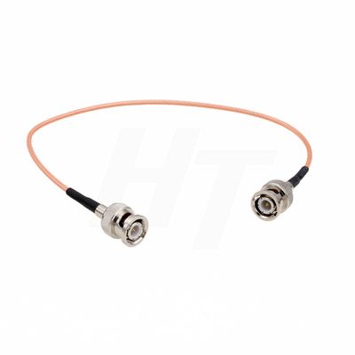 HangTon HD SDI BNC Video Cable Coax Jumper Adapter Low Loss Signal Transmission 50Ohm RG316 BNC Male to Male for Camera Monitor (18in / 45cm)