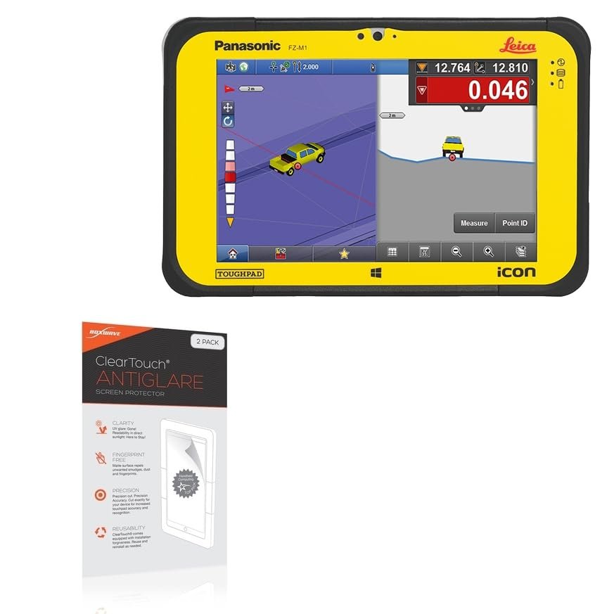 BoxWave Screen Protector Compatible with Leica Icon CC80 - ClearTouch Anti-Glare (2-Pack), Anti-Fingerprint Matte Film Skin