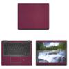 Decalrus - Protective Decal for Dell Latitude 13 5300 2-in-1 (13.3" Screen) Laptop Wine Carbon Fiber Skin case Cover wrap CFdellLatitude13_5300Wine view 1