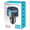 ILOKEY Bluetooth 5.0 Car FM Transmitter for Car 12V~24V Noise Cancelling MP3 Player 7 Color LED Charger Adapter Supports QC 3.0 Fast Charge Handsfree Call TF Card USB Flash Drive (black-BC52) view 4
