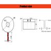 Comimark 2Pcs DL-CT08CL5-20A/10mA 2000/1 0~120A Micro Current Transformer view 2