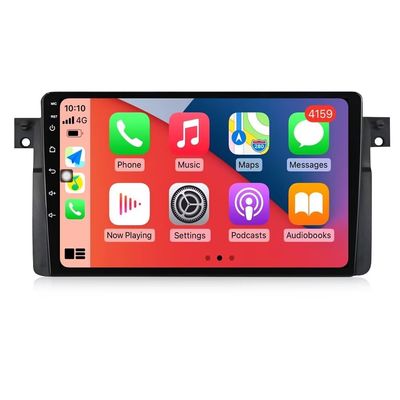 MekedeTech Android Car Stereo GPS for BMW E46 Coupe M3 Rover 316i 318i 3 Series 1999-2005 Head Unit,1280 * 720 Resolution Touch Screen Upgrade with 4G LTE Wireless CarPlay/Android Auto,8 core 2+32G